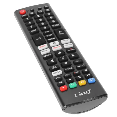 LinQ, Univerzalni daljinski upravljalnik za TV LG z dosegom 8m, Črna