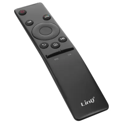 LinQ, Infrardeči daljinski upravljalnik za TV Samsung LED, QLED, Smart, Frame in Curved Doseg 8m, Črna