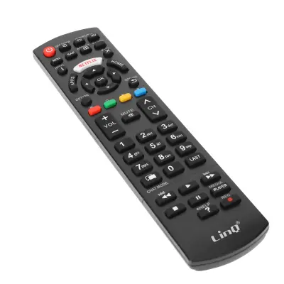 LinQ, Univerzalni daljinski upravljalnik za TV Panasonic z dosegom 8m, Črna