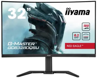IIYAMA G-Master GCB3280QSU-B2 Red Eagle monitor 32 WQHD VA 0,2 ms 180 Hz črne barve