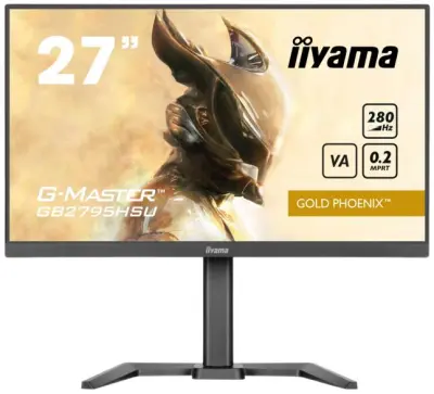IIYAMA G-Master GB2795HSU-B1 Gold Phoenix 27 FHD VA monitor 0,2 ms 280 Hz črna