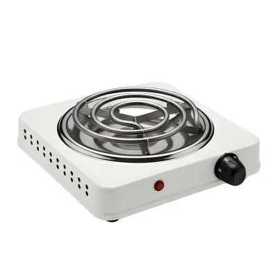 Prenosni električni grelnik 1500 W, grelna plošča 21 cm, kompakten, Bela