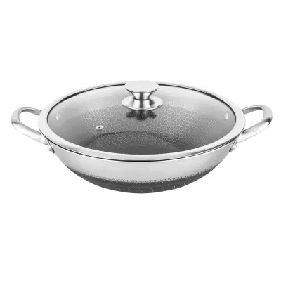 Cheffinger, Vok s premerom 32 cm s prevleko satja in pokrovom proti praskam, Srebrna