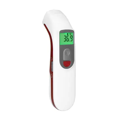 Fysic, Infrardeči termometer za čelo z osvetljenim zaslonom in alarmom za povišano telesno temperaturo, Bela