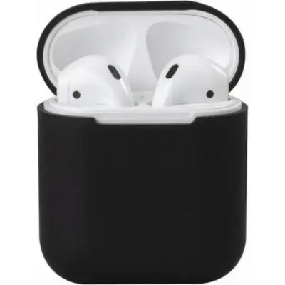 BigBen Connected, Silikonski etui za slušalke AirPods, Črna