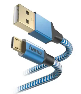 HAMA USB-A micro USB kabel - 1,5 m moder