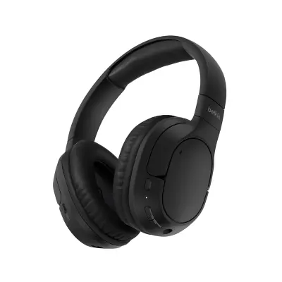 Belkin, Brezžične slušalke Bluetooth 5.4 SoundForm z aktivnim odpravljanjem hrupa ANC, Črna