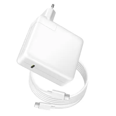 Polnilec za Galaxy Book 360 Book2 do 4 USB-C 96W + Kabel 1,8m, Bela