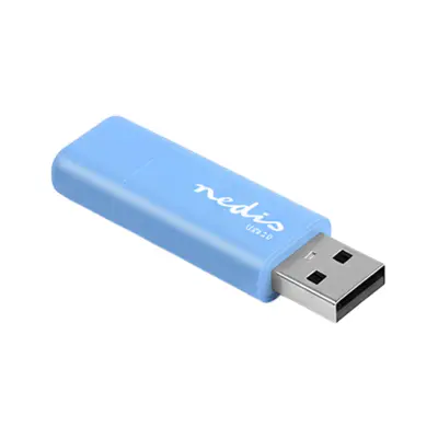 Nedis, USB ključ 32GB USB 2.0 Type-A hiter prenos z zaščitnim pokrovčkom, Modra