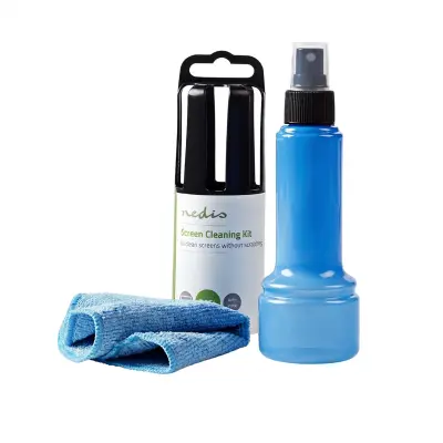 Nedis, Komplet za čiščenje 150 ml za LCD/LED zaslon z mikrovlakno, Modra