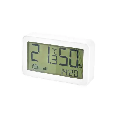 Nedis, Pametni Klimatski Senzor SmartLife Zigbee 3.0 z LCD Zaslonom, Bela