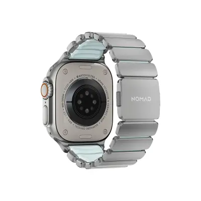 Nomad, Magnetni hibridni pašček Apple Watch 49 mm Stratos, Siva