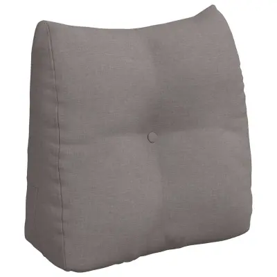 vidaXL Poglavni vzglavnik Taupe 45 x 24 x 50 cm blago