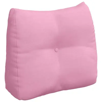 vidaXL Poglavni vzglavnik Roza 60 x 24 x 50 cm blago