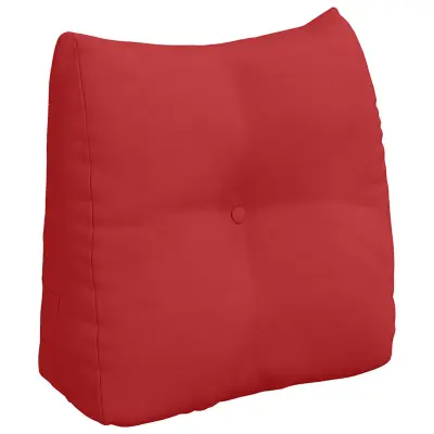vidaXL Poglavni vzglavnik Rdeča 45 x 24 x 50 cm blago