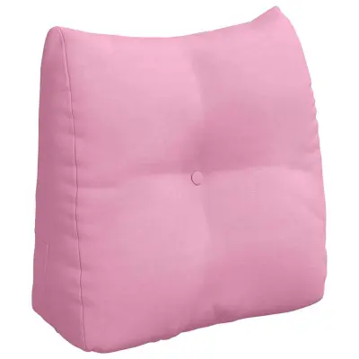 vidaXL Poglavni vzglavnik Roza 45 x 24 x 50 cm blago