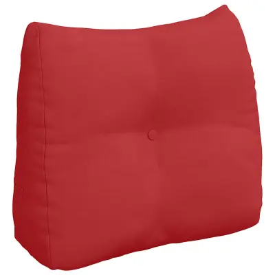 vidaXL Poglavni vzglavnik Rdeča 60 x 24 x 50 cm blago
