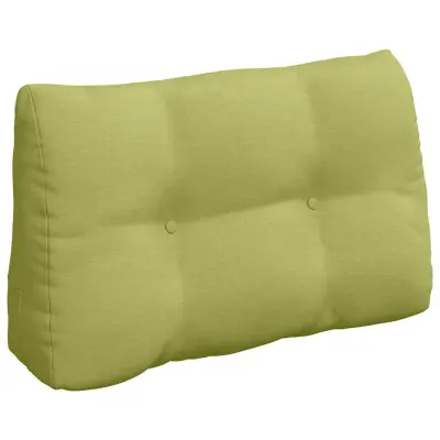 vidaXL Poglavni vzglavnik Svetlo zelena 80 x 24 x 50 cm blago