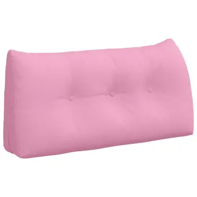 vidaXL Poglavni vzglavnik Roza 100 x 24 x 50 cm blago
