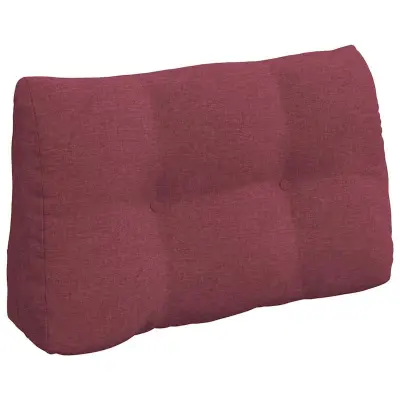 vidaXL Poglavni vzglavnik Vinorodna rdeča 80 x 24 x 50 cm blago