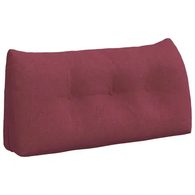 vidaXL Poglavni vzglavnik Vinorodna rdeča 100 x 24 x 50 cm blago