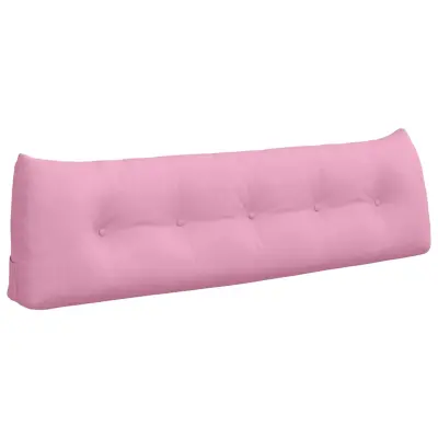 vidaXL Poglavni vzglavnik Roza 160 x 24 x 50 cm blago