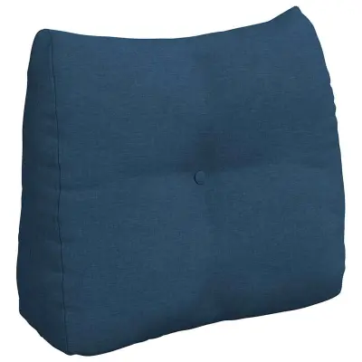 vidaXL Poglavni vzglavnik Modra 60 x 24 x 50 cm blago