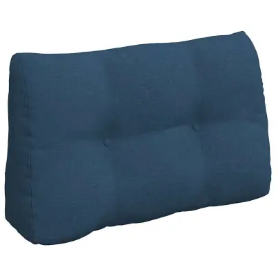 vidaXL Poglavni vzglavnik Modra 80 x 24 x 50 cm blago