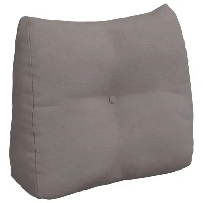 vidaXL Poglavni vzglavnik Taupe 60 x 24 x 50 cm blago