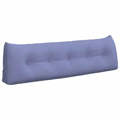 vidaXL Poglavni vzglavnik Jeans modra 160 x 24 x 50 cm blago