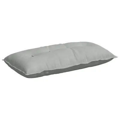 vidaXL Poglavni vzglavnik Svetlo siva 100 x 50 cm Žametna tkanina