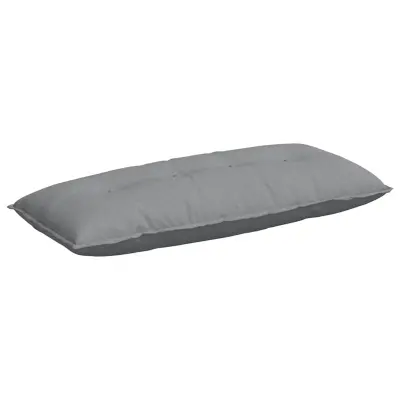 vidaXL Poglavni vzglavnik Svetlo siva 120 x 19 x 50 cm blago