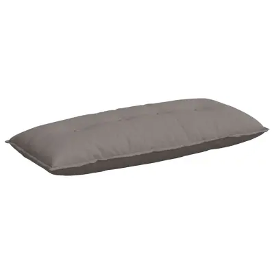 vidaXL Poglavni vzglavnik Taupe 120 x 19 x 50 cm blago