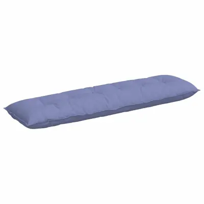 vidaXL Poglavni vzglavnik Jeans modra 180 x 19 x 50 cm blago