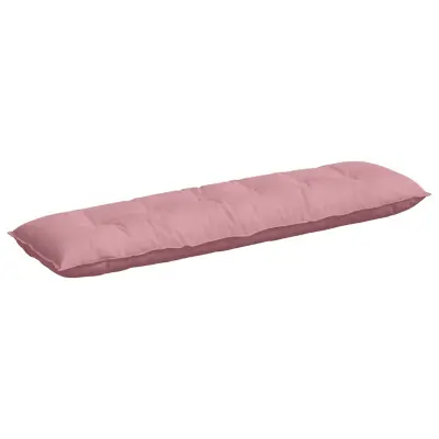 vidaXL Poglavni vzglavnik Roza 180 x 50 cm Žametna tkanina
