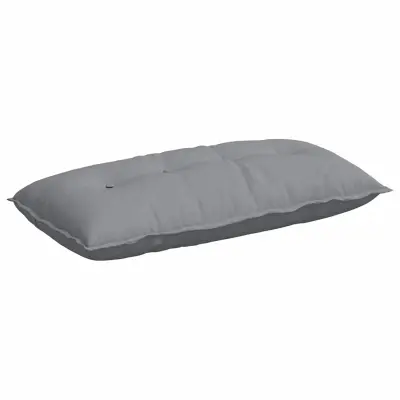 vidaXL Poglavni vzglavnik Svetlo siva 100 x 19 x 50 cm blago