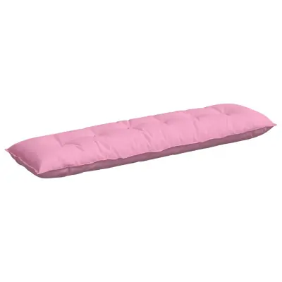 vidaXL Poglavni vzglavnik Roza 180 x 19 x 50 cm blago