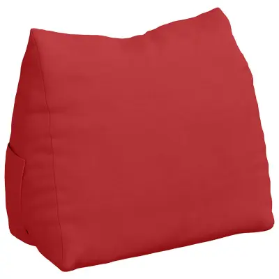 vidaXL Poglavni vzglavnik Rdeča 60 x 20 x 50 cm blago