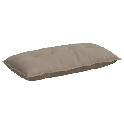 vidaXL Poglavni vzglavnik Taupe 100 x 50 cm Mikrofiber tkanina