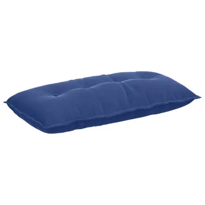 vidaXL Poglavni vzglavnik Policijska modra 100 x 50 cm Žametna tkanina