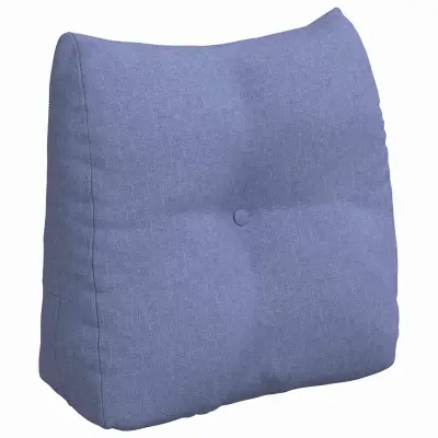 vidaXL Poglavni vzglavnik Jeans modra 45 x 24 x 50 cm blago