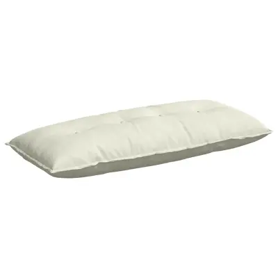 vidaXL Poglavni vzglavnik krema 120 x 50 cm Žametna tkanina