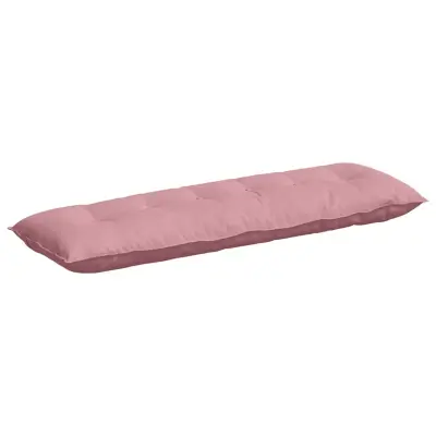 vidaXL Poglavni vzglavnik Roza 160 x 50 cm Žametna tkanina