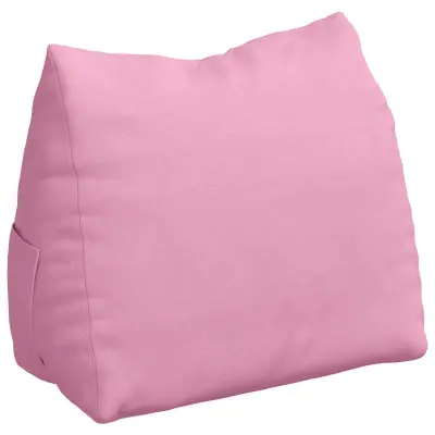 vidaXL Poglavni vzglavnik Roza 60 x 20 x 50 cm blago