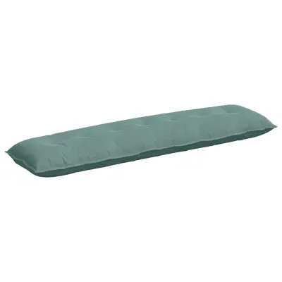vidaXL Poglavni vzglavnik Morsko zelena 200 x 50 cm Žametna tkanina