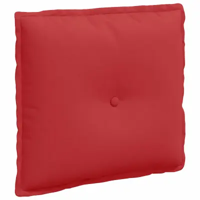 vidaXL Poglavni vzglavnik Rdeča 50 x 19 x 45 cm blago