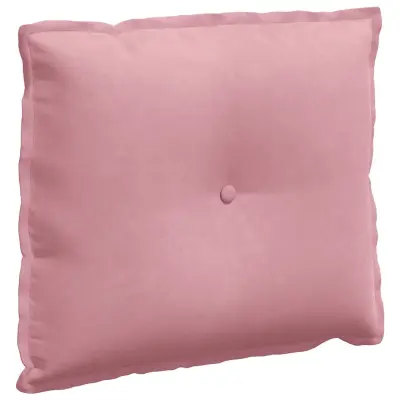 vidaXL Poglavni vzglavnik Roza 60 x 50 cm Žametna tkanina