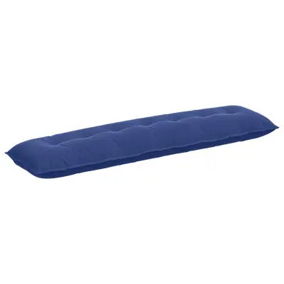 vidaXL Poglavni vzglavnik Policijska modra 200 x 50 cm Žametna tkanina