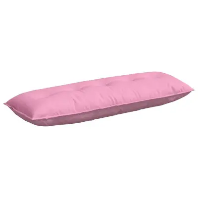 vidaXL Poglavni vzglavnik Roza 140 x 19 x 50 cm blago
