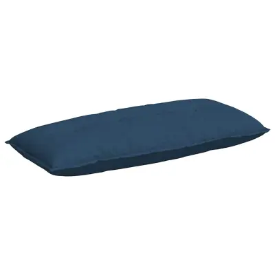 vidaXL Poglavni vzglavnik Modra 120 x 50 x 19 cm blago